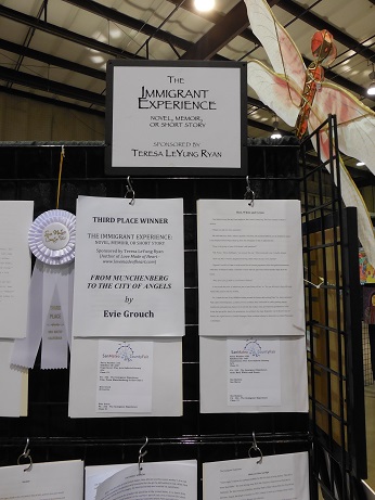 Immigrant Experience Writing Contest created by Teresa LeYung-Ryan