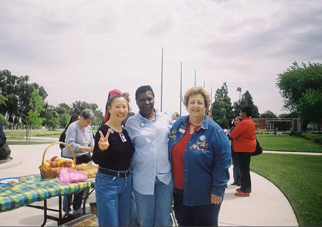 Teresa LeYung Ryan & Cynthia Peterson of Community Violence Solutions & Phyllis on Denim Day