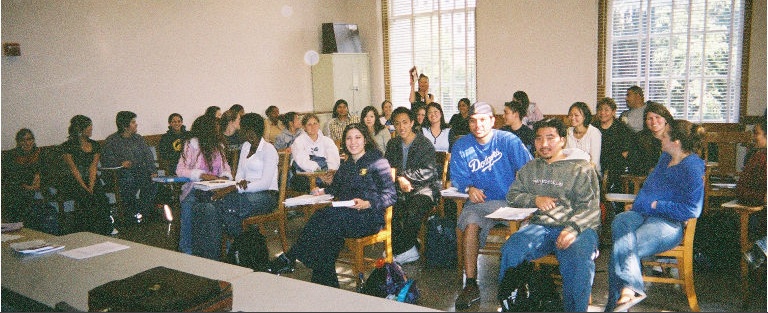 UC Berkeley Sociology students & Professor Dan Haytin invite Teresa LeYung Ryan to speak about effects from domestic violence